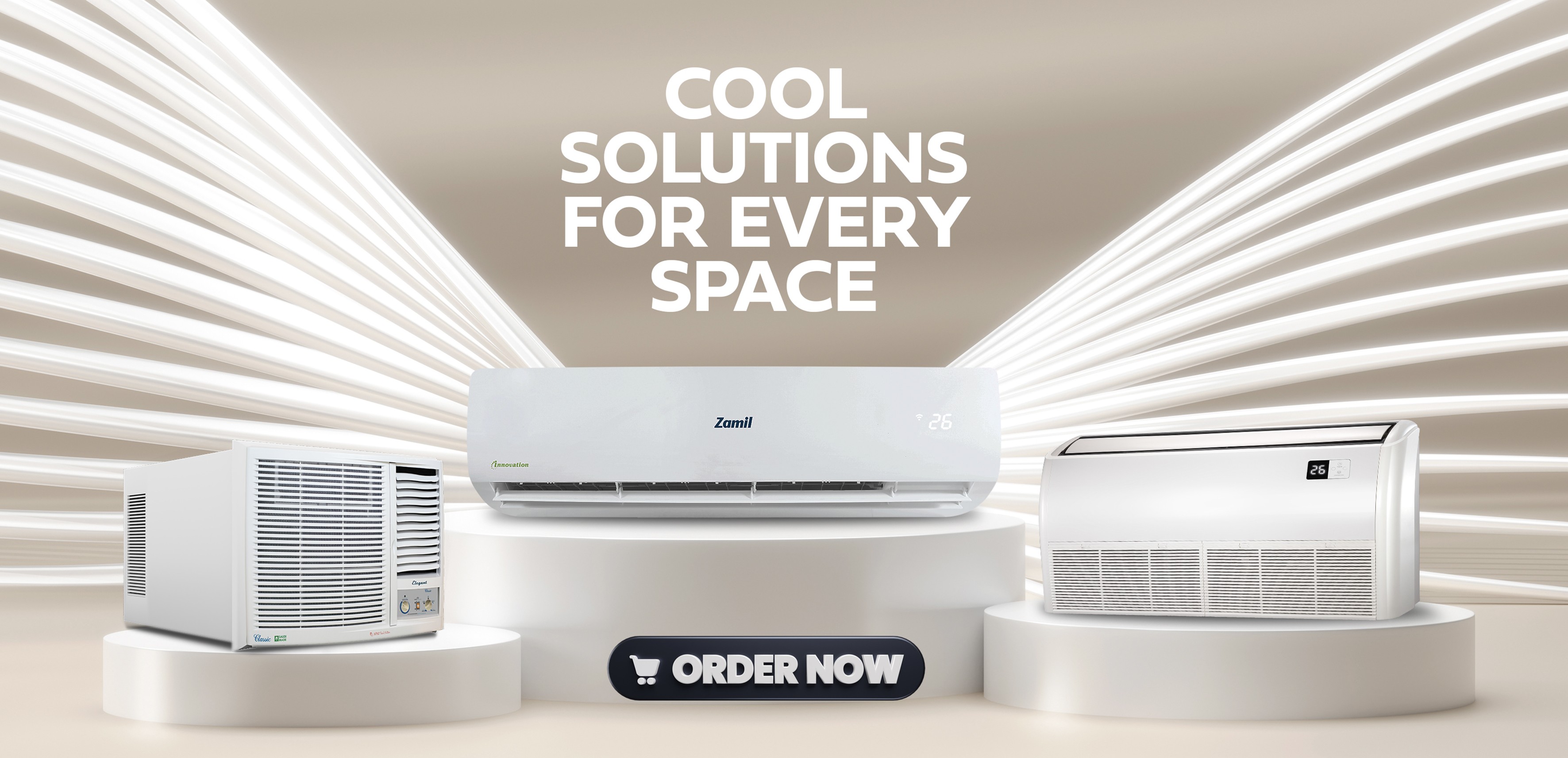 Order Online Zamil AC's Portable Air Conditioners and Much More Today to Cool Down Your Home. Including Free Delivery!