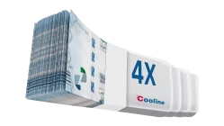 4 كولاين - مكيف سبليت    - ٢١١٠٠ وحدة - بارد فقط