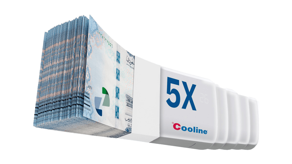 5 كولاين - مكيف سبليت    - ٢١١٠٠ وحدة - بارد فقط