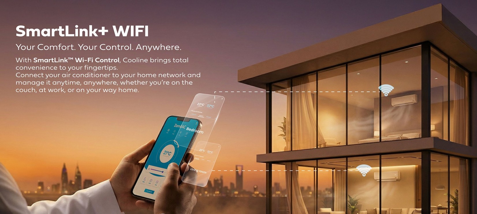 Cooline PRO - Split AC - 18100 BTU - Cold - AI Vision - Smart Link WIFI - Breathe Safe UVC